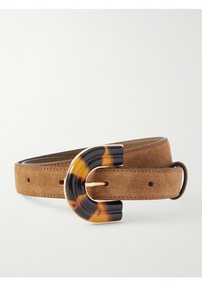 BLAZÉ Milano - Viva Nal Suede Belt - Brown - 65,70,75,80,85,90,95