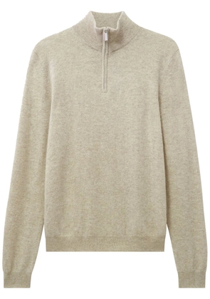 Pringle of Scotland zip-up cashmere jumper - Neutrals