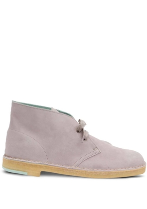 Clarks Originals suede desert boots - Purple