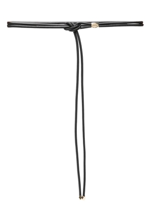 ISABEL MARANT Silvia leather belt - Black