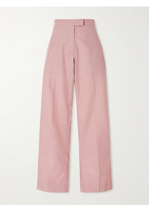 Sharon Wauchob - Orla Icon Cotton And Silk-blend Pants - Pink - FR34,FR36,FR38,FR40,FR42