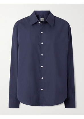 Comme Si - Cotton-poplin Shirt - Blue - x small,small,medium,large,x large