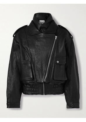 MARANT ÉTOILE - Aneli Textured-leather Jacket - Black - FR 34,FR 36,FR 38,FR 40,FR 42