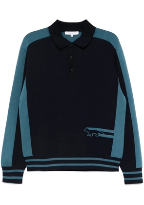 Maison Kitsuné Flash Fox polo - Blue