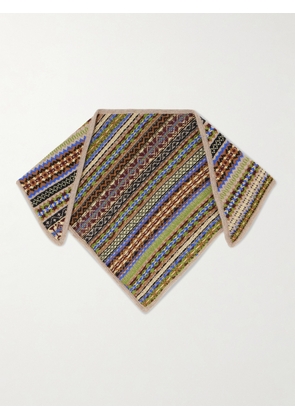 &Daughter - Fair Isle Cashmere Scarf - Multi - One size