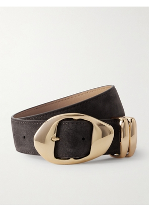 AMANU - The Grumeti Suede Belt - Brown - S,M,L