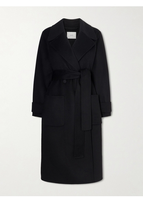 Joseph - Arlina Belted Wool And Cashmere-blend Coat - Black - FR 32,FR 34,FR 36,FR 38,FR 40,FR 42,FR 44