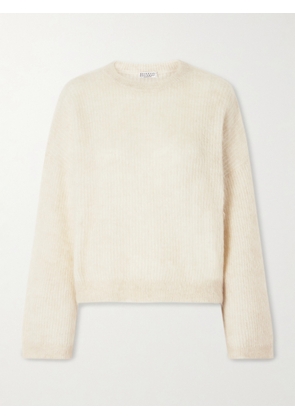 Brunello Cucinelli - Ribbed-knit Sweater - Cream - xx small,x small,small,medium,large,x large