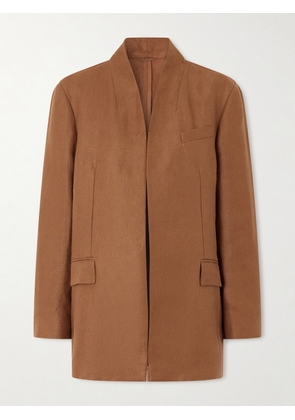 Brunello Cucinelli - Linen-twill Blazer - Brown - IT36,IT38,IT40,IT42,IT44,IT46,IT48