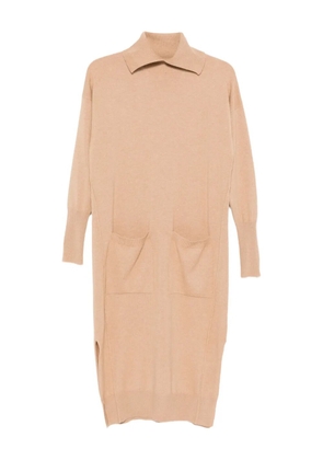 Lorena Antoniazzi fine-knit dress - Neutrals