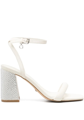 GUESS USA Gelectra 95mm leather sandals - Neutrals