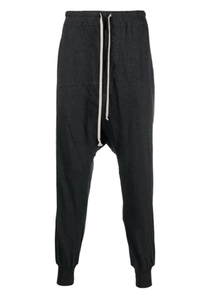 Rick Owens DRKSHDW drop-crotch drawstring track pants - Grey