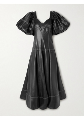 Aje - Ether Topstitched Paneled Maxi Dress - Black - UK 4,UK 6,UK 8,UK 10,UK 12,UK 14,UK 16