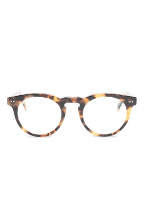 Lunor round-frame glasses - Brown