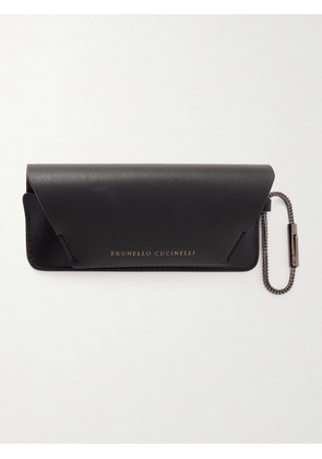 Brunello Cucinelli - Leather Glasses Case - Black - One size