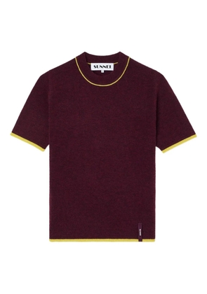 Sunnei short-sleeve T-shirt - Purple