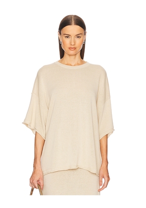 Helsa Palmer Knit Top in Neutral. Size M. Also in S.