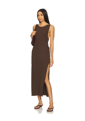 Free People x free-est Lilliana Midi Dress In Carafe in Brown. Size L. Also in M, S.