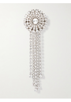 Jennifer Behr - Zelina Fringed Rhodium-plated Crystal Hair Clip - Neutrals - One size