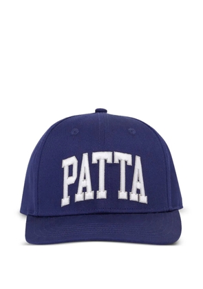 PATTA logo-embroidered baseball cap - Blue