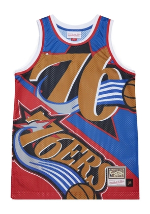 Mitchell & Ness x NBA Big Face Fashion Tank 5.0 Philadelphia 76ers tank top - Blue