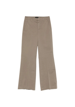 DONDUP belt-loops straight-leg trousers - Neutrals