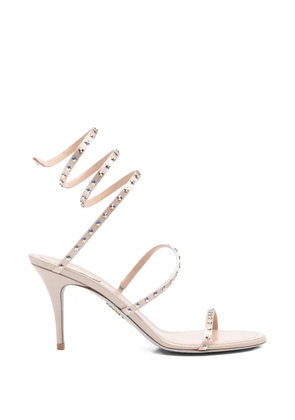 René Caovilla Cleo star ankle-wrap sandals - Neutrals