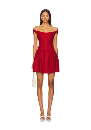 FAITHFULL THE BRAND x REVOLVE Olmeto Mini Dress in Burgundy. Size L. Also in M, XL.