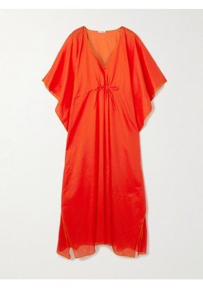 Eres - Voilier Cotton-voile Kaftan - Red - One size