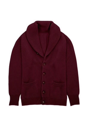 Fortela Stoke shawl-collar cashmere cardigan - Red