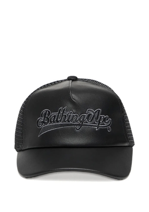 A BATHING APE® logo-detail baseball cap - Black