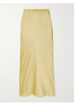 Cult Gaia - Chantel Silk-blend Satin Maxi Skirt - Gold - xx small,x small,small,medium,large,x large