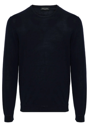 Roberto Collina ribbed cotton jumper - Blue