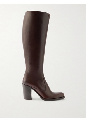 Chloé - Phoenix Leather Knee Boots - Brown - IT36,IT36.5,IT37,IT37.5,IT38,IT38.5,IT39,IT39.5,IT40,IT40.5,IT41