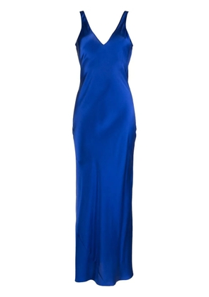 VOZ double-V Bias dress - Blue