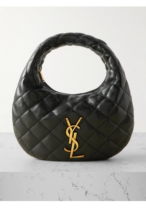 SAINT LAURENT - Icarino Quilted Leather Tote - Black - One size