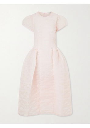 Cecilie Bahnsen - Cleopatra Matelassé Organza Midi Dress - Pink - UK 6,UK 8,UK 10,UK 12,UK 14