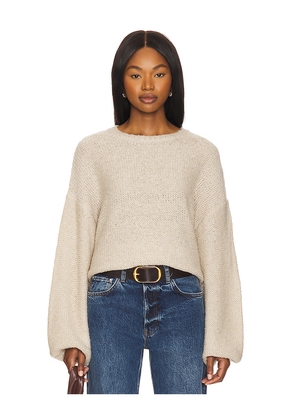 House of Harlow 1960 x REVOLVE Cornea Crewneck in Beige. Size L. Also in M, S.