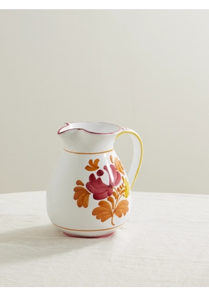Cabana - Blossom Painted Ceramic Jug - Multi - One size