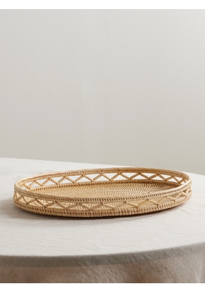 Cabana - Sabbia Medium Rattan Tray - Brown - One size