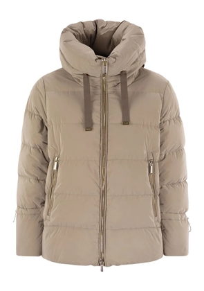 Moorer Gadia hooded jacket - Neutrals