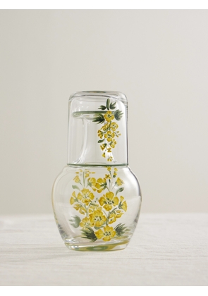 Cabana - Painted Glass Bottle - Neutrals - One size