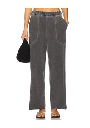 Free People x Intimately Fp Dont Wait Up Lounge Pant In Black in Black. Size L. Also in S, XS.