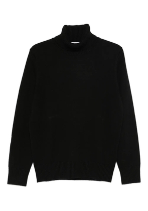 Kangra roll-neck knitted sweater - Black