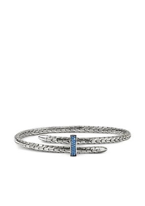 John Hardy sterling silver Spear Flex sapphire bracelet