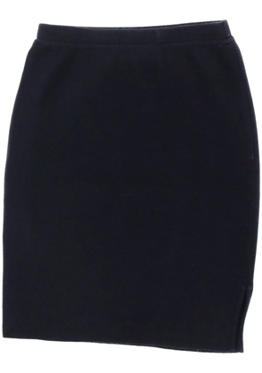 Valentino Garavani Pre-Owned 1980s wool skirt - Blue