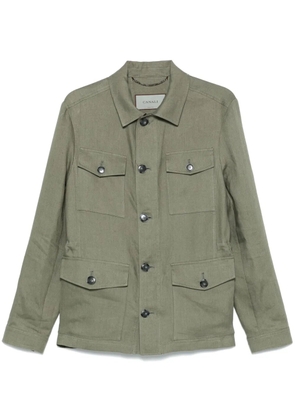 Canali button-up jacket - Green