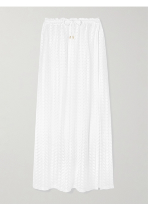 Melissa Odabash - Mendi Open-knit Maxi Skirt - White - x small,small,medium,large