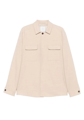 Eleventy buttoned flap-pocket jacket - Neutrals