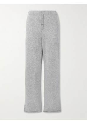 ÉTERNE - Cruz Cashmere Wide-leg Pants - Gray - XS/S,M/L
